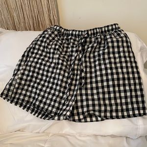 Gingham shorts